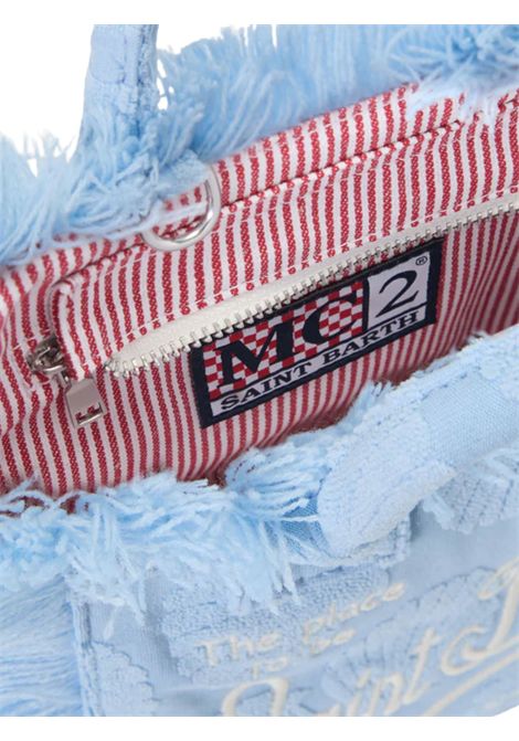 Mini sponge terry embossed vanity bag for girls MC2 SAINT BARTH | VAMI00300524LAZZURRO